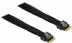 Inter-Tech SFF-8654 4i 0.7 m 24 Gbit/s Black (Kabel SFF 8654-4i)