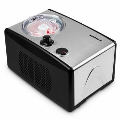 MEDION MD 18387 Kompressor Eismaschine 1,5 l 150 W Schwarz, Silber (Medion MD 18387 Eismaschine)