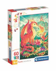 Clementoni 26600 Puzzle (PZL 60 Noli A Dragon Family)
