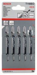 Bosch 2 608 630 310 Sägeblatt für Stichsägen, Laubsägen & elektrische Sägen Stichsägeblatt Hartstahl [HCS] 5 Stück[e] (Bosch 2 608 630 310 stiksav, rullesav)