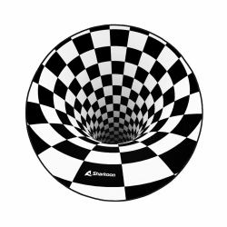 Sharkoon SFM12 Black, White Polyester, Silicone (Sharkoon SKILLER SFM12 3D Vortex - sto)