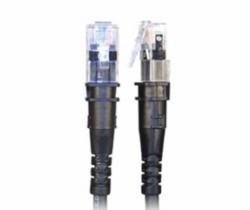 PatchSee TP-6A-U/8 Netzwerkkabel Schwarz 2,4 m Cat6a U/UTP [UTP] 