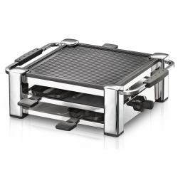 Rommelsbacher RCC 1000 Raclette Grill 4 Person[en] 1000 W Schwarz, Chrom (Rommelsbacher RCC 1000 Fashion - racle)