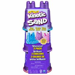 Kinetic Sand Schimmer Sand 3er Pack 340 g (Kinetic Sand 6053520 Kunst- og hÃ¥ndvÃ¦r)
