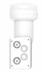 Hama 00205375 Rauscharmer Signalumsetzer 10,7 - 12,75 GHz Weiß (HAMA Universal LNB Twin White)