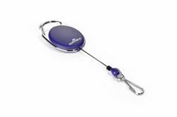 Durable 832707 Auweishülle Zubehör Namensschild mit Jojo Blau 1 Stück[e] (Durable STYLE Snap Hook Badge Reel Blue)