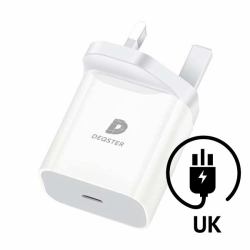 DEQSTER 60-2000140 Ladegerät für Mobilgeräte Universal Weiß AC Schnellladung Drinnen 