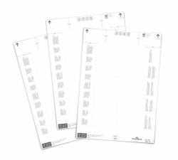 Durable 103102 80 Stück[e] Weiß Rechteck (Durable Ticket Sheet Inserts 140/90x65mm [80])