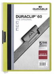 Durable DURACLIP Präsentations-Mappe Grün (Durable DURACLIP 60 A4 Folder Green [25])