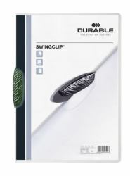 Durable Swingclip Präsentations-Mappe Polypropylen [PP] Grün (Durable SWINGCLIP A4 Folder Green [25])