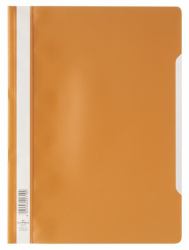 Durable 2573 Präsentations-Mappe Polypropylen [PP] Orange (Durable Clear View A4 Folder Orange [50])