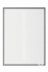 Durable 501557 Dokumentenhalter Kunststoff Grau, Transparent (Durable Info Pocket Static Cling A4)