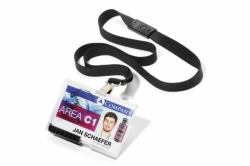 Durable 892601 Ausweisehülle/ -halter 10 Stück[e] (Durable PUSHBOX Duo Lanyard ID Holder [10])