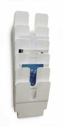 Durable 1700008011 Dokumentenhalter Weiß (Durable FLEXIPLUS 6 A4 Portrait White)