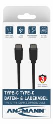 Ansmann 1700-0122 USB Kabel 2 m USB C 5 Gbit/s Schwarz 