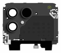 Fairphone F6TOPU-1ZW-WW1 mobile phone spare part Rear housing cover & camera lens Black (TOP UNIT V1 - FAIRPHONE 6)