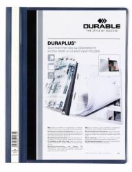 Durable 2579-07 Präsentations-Mappe Blau (Durable DURAPLUS A4+ Folder Dark Blue [25])