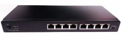 Longshine LCS-2.5GS7108 Netzwerk-Switch Unmanaged Gigabit Ethernet [10/100/1000] Schwarz 