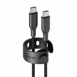 PanzerGlass empower™ by ® Racing 60W USB-C to USB-C Kabel | USB 2.0 | 2M | Weltall Schwarz 