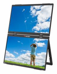 Verbatim Portable 15.6" FHD Dual Monitor Essentials Tragbarer Monitor Schwarz 39,6 cm [15.6"] LCD 1920 x 1080 Pixel (VERBATIM PORTABLE 15.6 DUAL MONITOR ESSENTIALS)