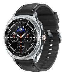 Samsung Galaxy Watch 8 Classic 3,3 cm [1.3"] AMOLED 46 mm Digital 438 x 438 Pixel Touchscreen 4G Silber WLAN GPS (Watch Samsung Galaxy Watch 8 Classic L505 46mm LTE EU black)