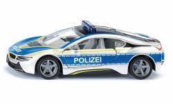 Siku BMW i8 Police Modell Polizeiwagen Vormontiert 1:50 (Siku BMW i8 Police Politibilmodel Form)