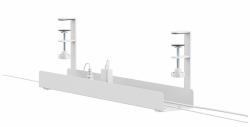Neomounts ADS07-121WH Kabelwanne - Klemmhalterung - universal (Neomounts - Cable management tray - clamp-on design, universal - desk mountable - white)