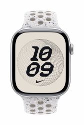Apple Nike Sport Band Grau Aluminium, Fluor-Elastomer (46MM VEILED GREY NIKE SB - S/M)