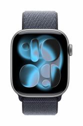 Apple MFFC4ZM/A Intelligentes tragbares Accessoire Band Blau Nylon, Recyceltes Polyester, Spandex (-42MM ANCHOR BLUE SPORT LOOP)