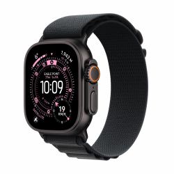 Apple Watch Ultra 3 OLED 49 mm Digital 422 x 514 Pixel Touchscreen 5G Schwarz WLAN GPS (APPLE WATCH ULTRA3 49 BK TI BK - ALP L-FGN)