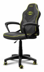Trust 25786 Videospiel-Stuhl PC-Gamingstuhl Gepolsterter Sitz Schwarz, Gelb (GXT703BM REVVO KIDS CHAIR - BATMAN)