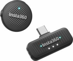 Insta360 Mic Air [1 TX + 1 RX] Kamera-Mikrofon (Insta360 Mic Air Bundle [Black])