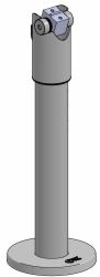 SP1 DuraTilt on 300mm - rotation slot SP1 pole - -Black- - Warranty: 60M