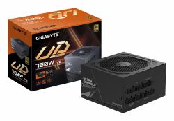 GIGABYTE UD750GM PG5 V2 Netzteil – PCIe Gen 5.1, 80 PLUS Gold, Vollmodulares Design, 120-mm-Lüfter, ATX 3.1-kompatibel, EU-Stecker (Ud750Gm Pg5 V2 Power Supply - Unit- Pcie Gen 5.1, 80 Plus - Go...