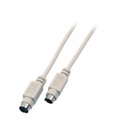 EFB Elektronik PS/2 5m PS/2 cable 6-p Mini-DIN Beige (5M PS/2 EXTENSION CABLE M/F - )