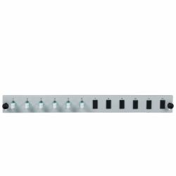 EFB Elektronik SB-FP-6SC-S-OM4 patch panel accessory (ASS. PANEL 12P 6 X LC DUP C OM4 - FRONT PANEL GRAY)