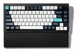 Keychron PR47 Handgelenkstütze Silikon Schwarz (Keychron V1/V2/Q2/Q1 Pro/Q2 Pro Silico)