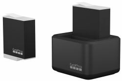Dual Battery Charger + Enduro - Batt For Hero12, Hero11, - Hero10 & Hero9 Black - Warranty: 12M