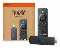 Amazon Fire TV Stick 4K Select 4K Ultra HD Fire OS Schwarz (Fire TV Stick 4K Select Wi-Fi - 5, 8GB - Warranty: 12M)