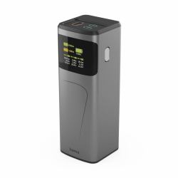 Hama High Power Lithium-Ion [Li-Ion] 24000 mAh Grau (HIGH POWER PACK 24000 MAH QUICK 200W)