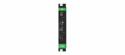 Kramer Electronics MC3-2HAI AV-Matrix-Umschalter 5 W (MC3-2HAi - 4K60 HDMI 2xIN Card with Analog Audio)