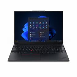 Lenovo ThinkPad E16 Gen 3 [AMD] Copilot+ PC AMD Ryzen™ 5 220 Laptop 40.6 cm [16"] WUXGA 16 GB DDR5-SDRAM 256 GB SSD Wi-Fi 6 [802.11ax] Windows 11 Pro Black English (Lenovo ThinkPad E16 Gen 3 UK)