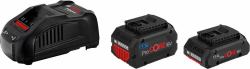 Bosch 1600A0214A Werkzeug-Akku 18 V 8.0 Ah Batterie- & Ladegerät-Set (Bosch ProCORE18V 4.0Ah + ProCORE18V 5.)