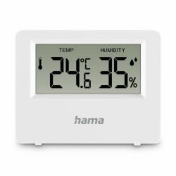 Hama 00222222 Umgebungsthermometer Elektronisches Umgebungsthermometer Drinnen Weiß (EBRO THERM/HYGROMETER DIGITAL WHITE)