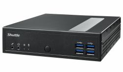 Shuttle XPC slim Barebone DL40N, Intel N150, 1x DDR5, 2x LAN [2x 2.5Gbit], 2xCOM,1xHDMI,1xDP, 1x VGA, fanless, 24/7 permanent operation (DL40N N150 65W EXT. - HDMI DISPLAY-PORT COM-PORT GLN)