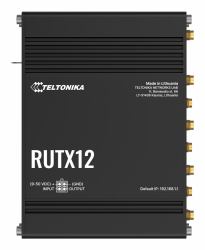 Teltonika RUTX12 Router für Mobilfunknetz (RUTX12 [EU] 4G LTE Dual Cat6 - ROUTER - Warranty: 24M)