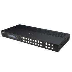 Lindy 38435 Matrixschalter AV-Matrix-Umschalter Eingebautes Display (8X8 HDMI 8K60 MATRIX - ZUM ANSCHLUSS VON 8 8K-QUELLGERT)
