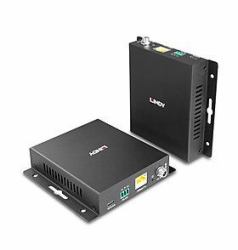 Lindy 39347 Audio-/Video-Leistungsverstärker AV-Sender & -Empfänger Schwarz (100m Cat.6A Type C 4K60 Video - and Data HDBaseT 3.0 Extender)