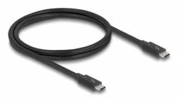 DeLOCK Thunderbolt 4 Kabel 40 Gbps PD 3.1 240 W 1 m schwarz (Delock Thunderbolt 4 Kabel 40 Gbps PD 3.1 240 W 1 m schwarz)