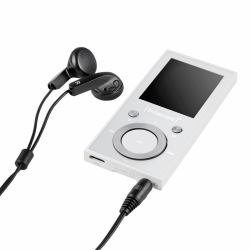 Intenso Video Scooter BT MP3-Player 64 GB – Bluetooth 5.0, 1,8" LCD Display, USB-C, microSD-Kartenleser, 18 Std. Akkulaufzeit, Musik- & Videoplayer, Weiß (Video Scooter Bt Mp3 Player - 64 Gb - B...